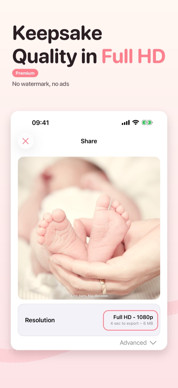 Slideshow Maker Full HD export